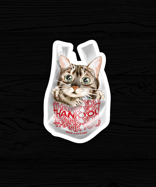 Wholesale Thank You Have A Nice Day Sticker