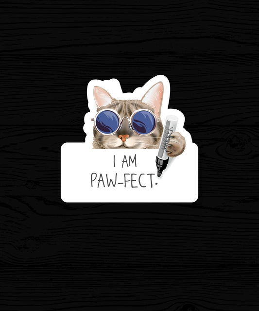Wholesale I Am Paw-fect Sticker