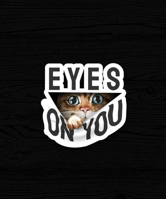 Wholesale Eyes On You Sticker