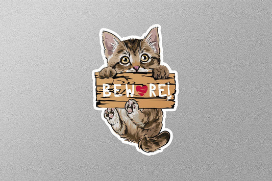 Wholesale Beware Sticker