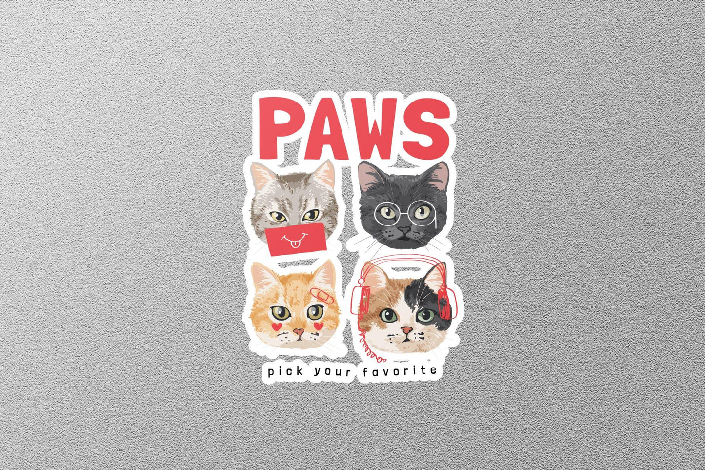 Paw Pick Your Favorite Sticker