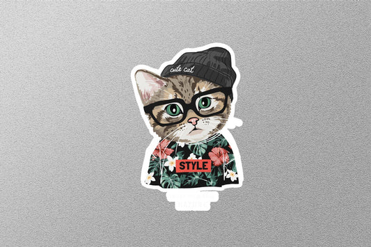 Cute Cat Style Sticker
