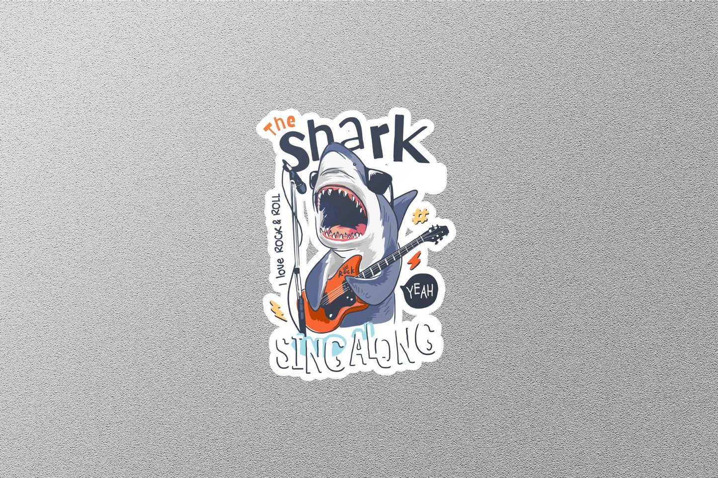 The Shark Sing along Sticker