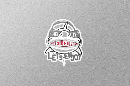 Wholesale Hello Welcome Let's Enjoy Sticker