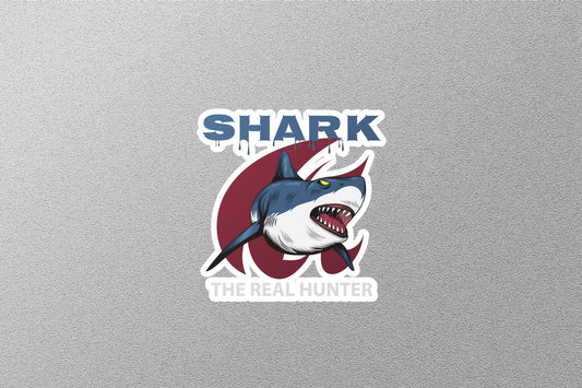 Shark The Real Hunter Sticker