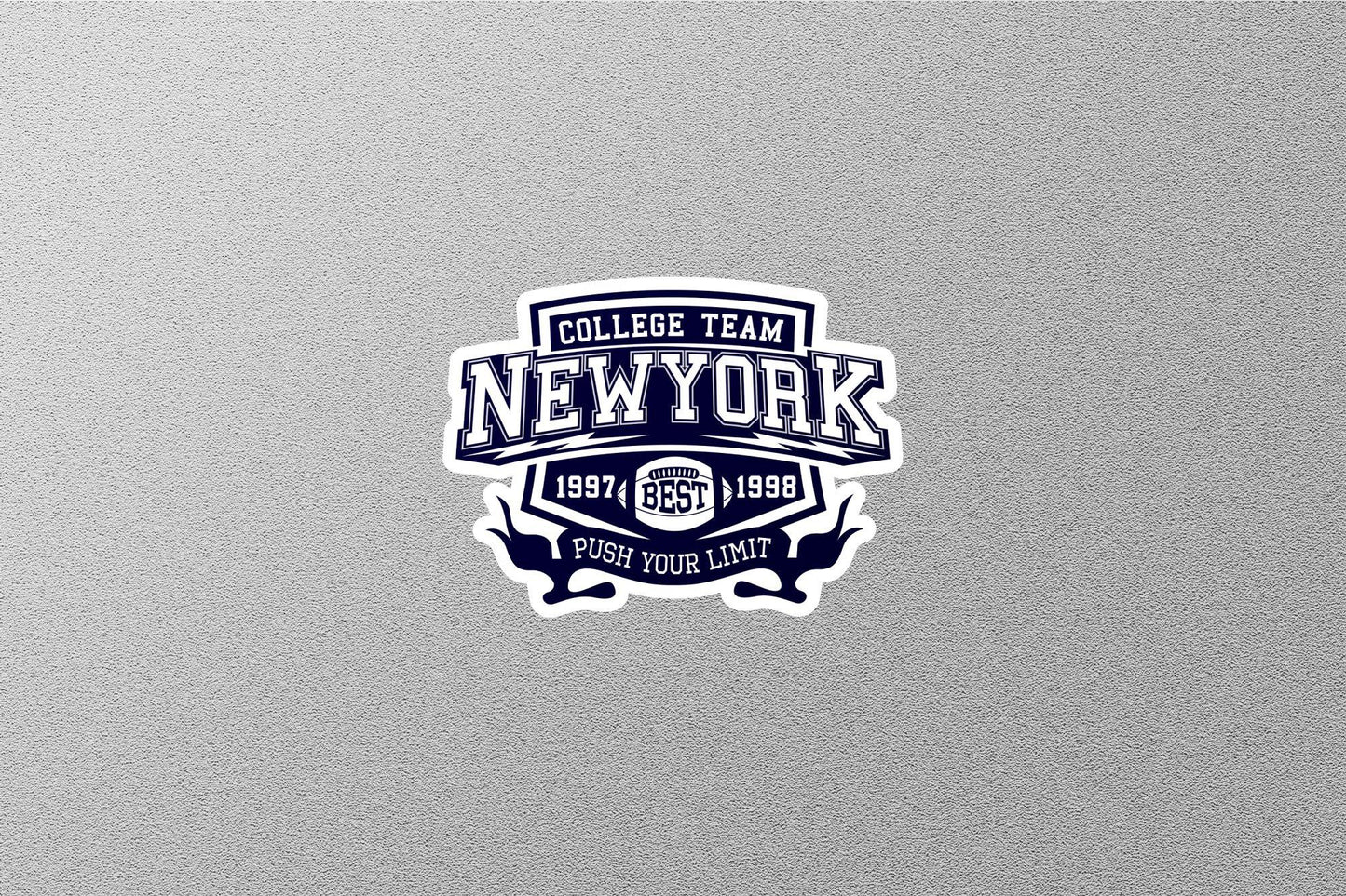 Collage Team New York Sticker