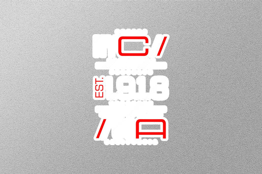 Est 1918 Sticker