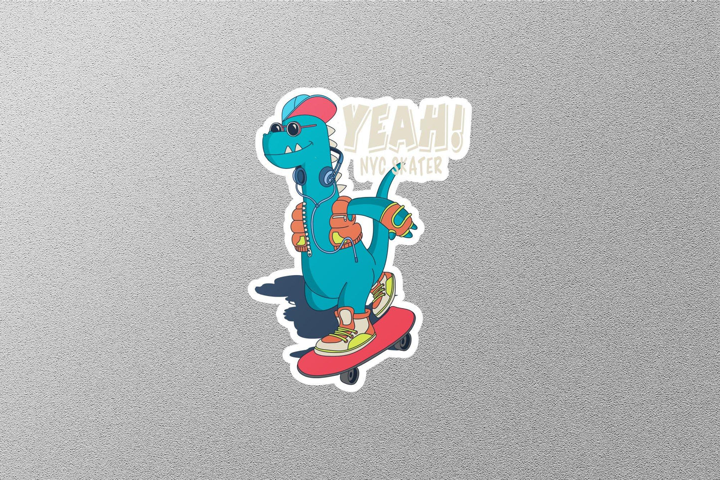 Yeah NYC Skater Sticker