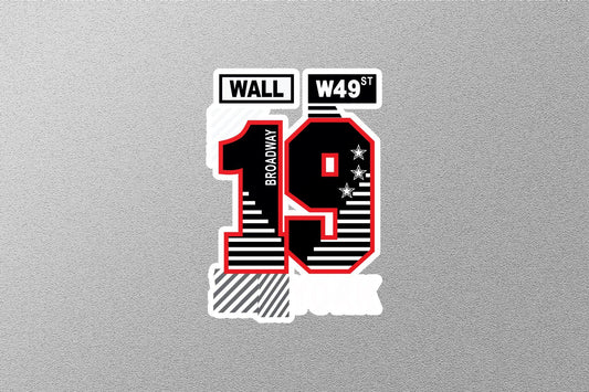 Wholesale Broadway Wall Sticker