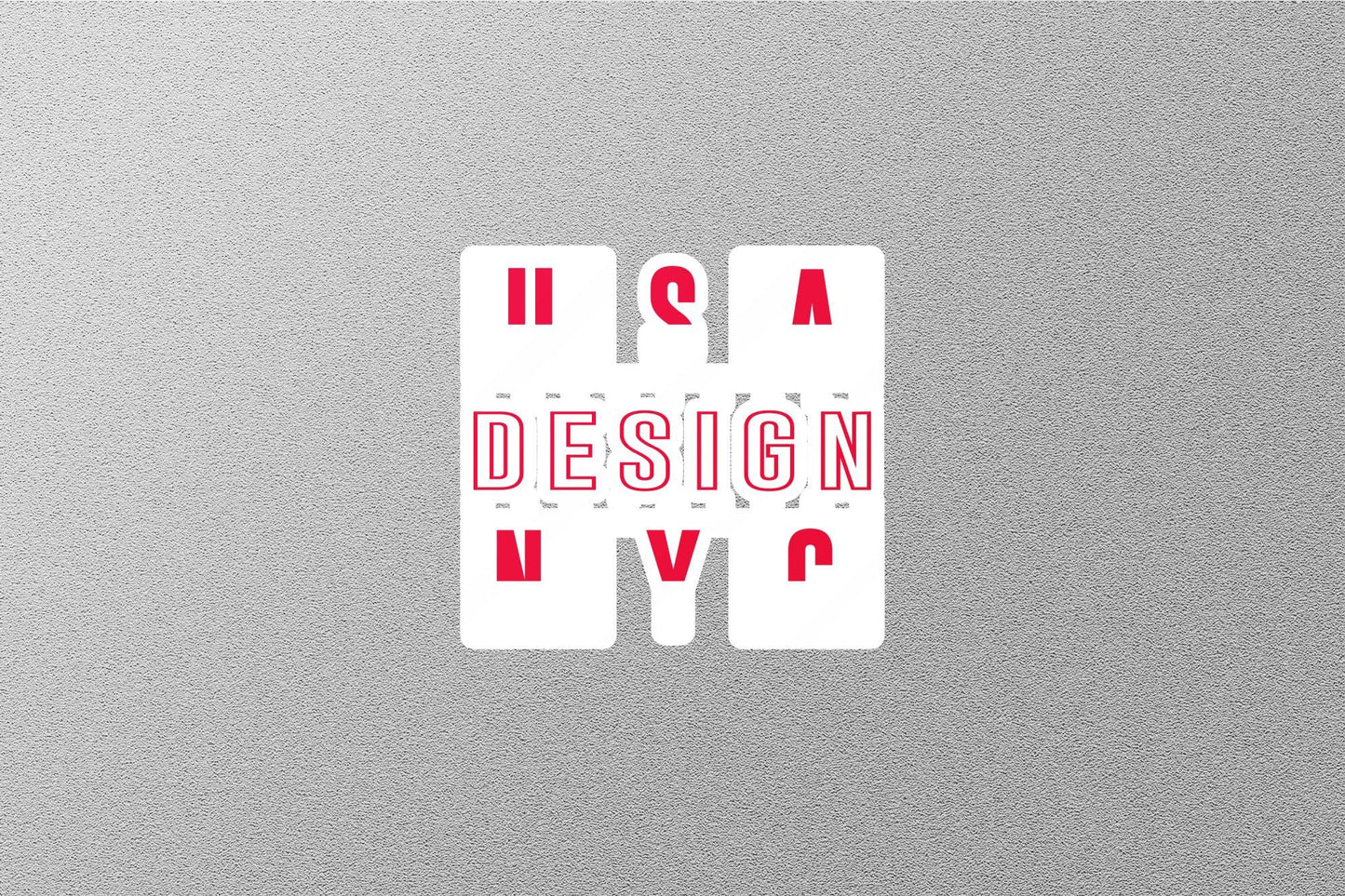 USA NYC Design Sticker