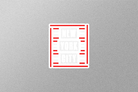 New York City Sticker