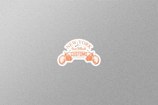 New York Customs Sticker