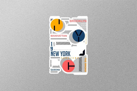Manhattan New York Sticker