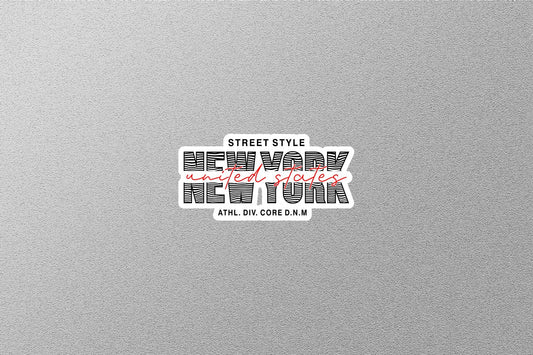 New York United States Sticker