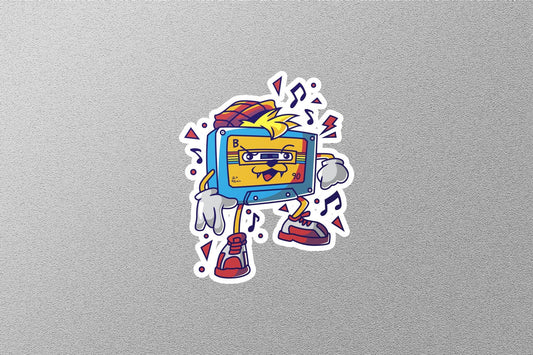 Music Cassette Sticker