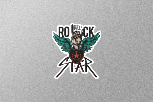 Rock'n Roll Star Sticker