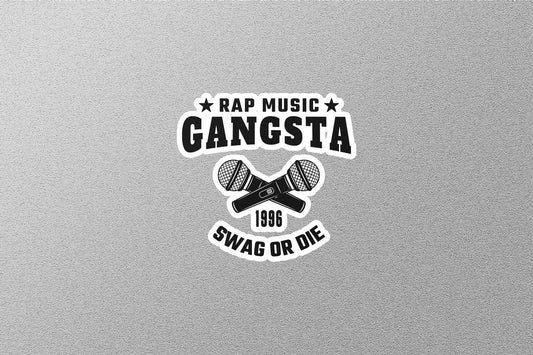 Rap Music Gangsta Sticker
