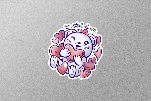 I Steal Hearts Sticker