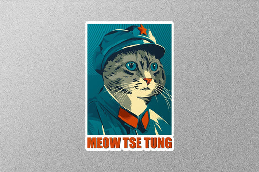 Meow Tse Tung Sticker