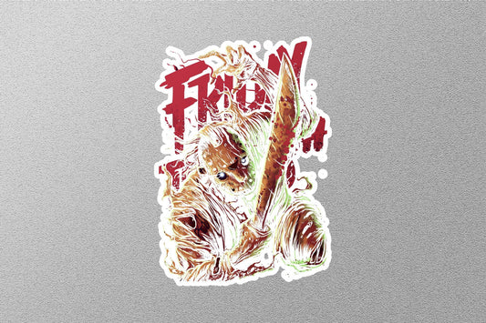 Friday Zombie Sticker