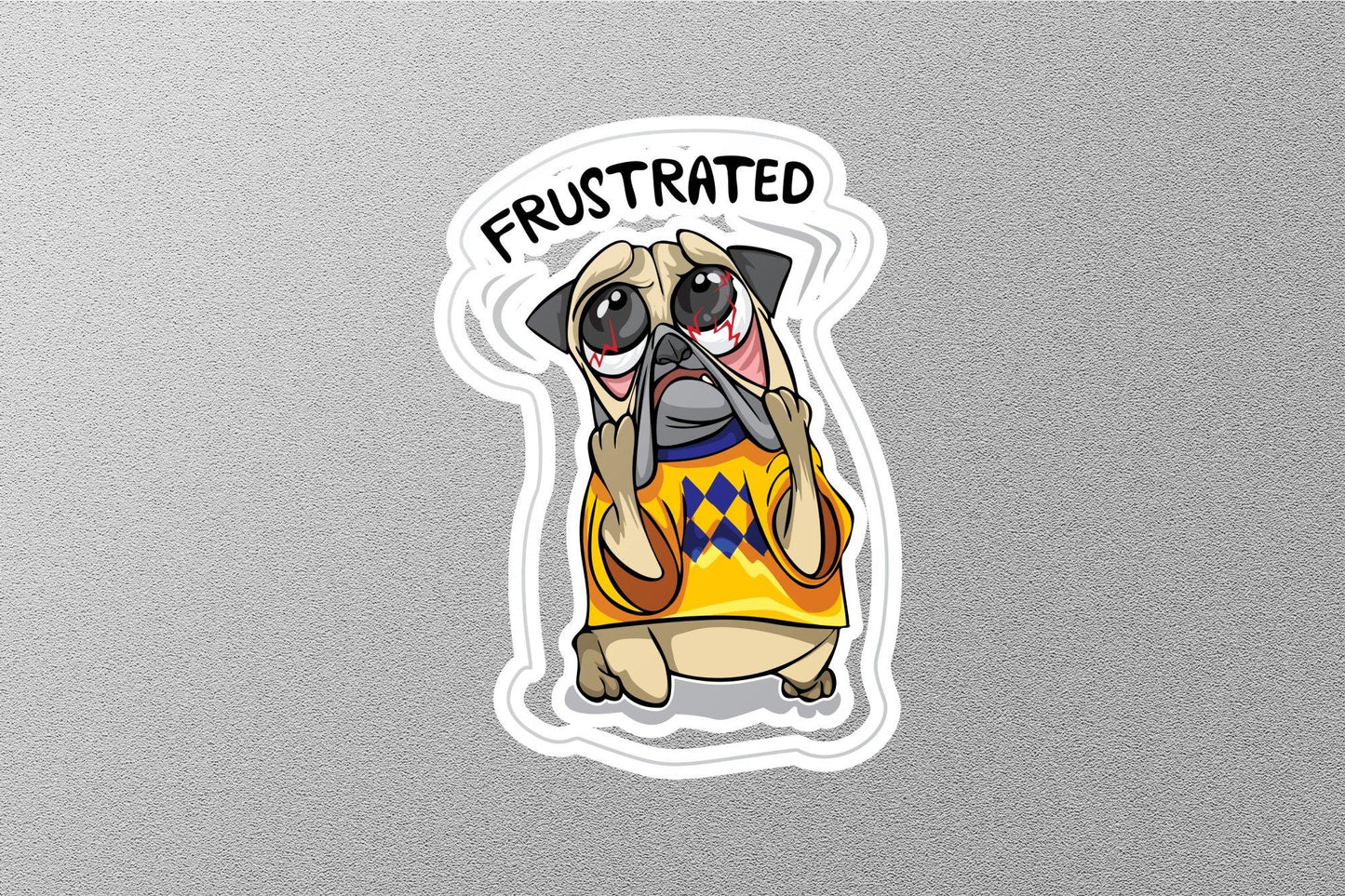 Frustrated Sticker