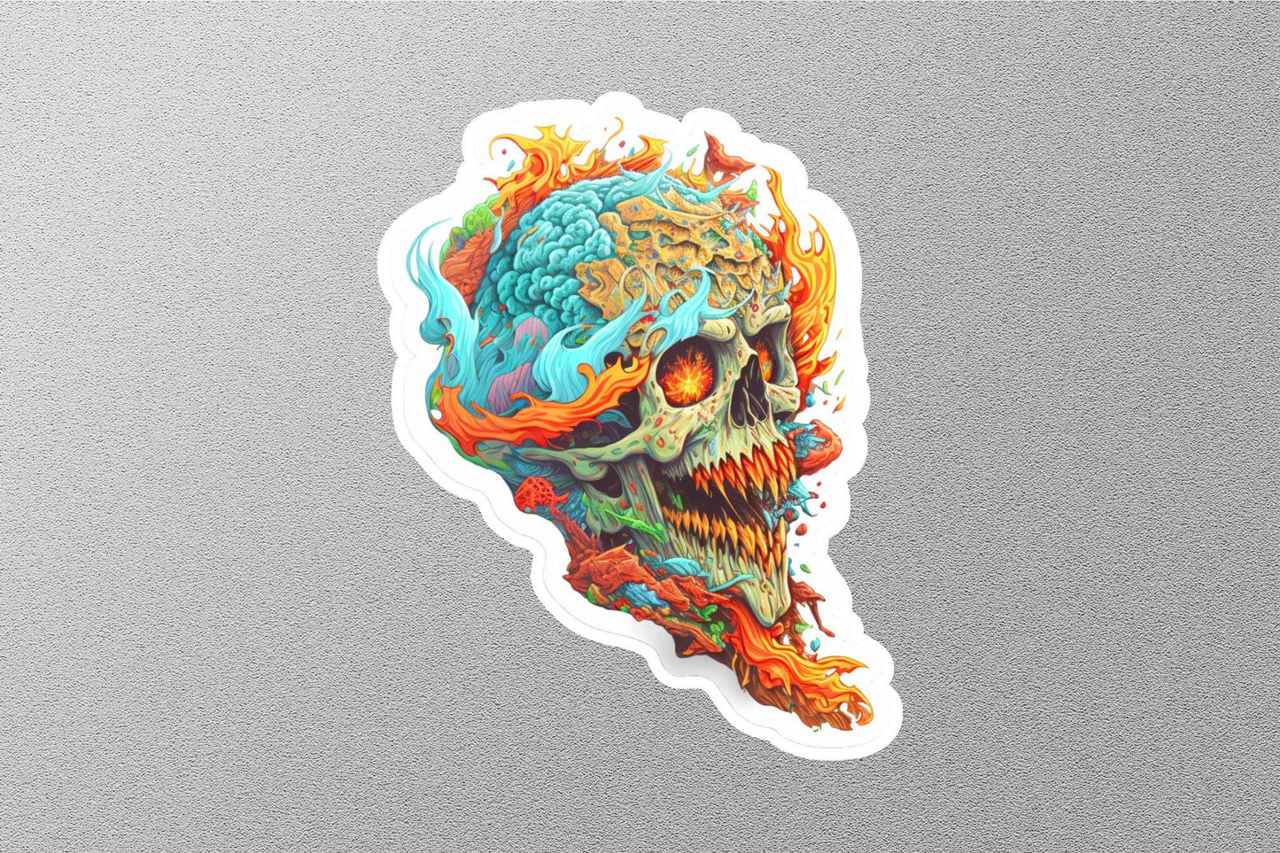 Evil Skull Sticker