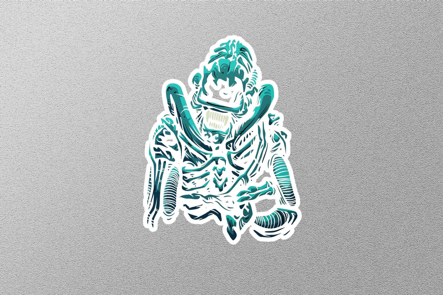 Green Alien Sticker