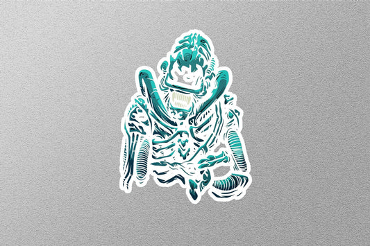 Wholesale Green Alien Sticker