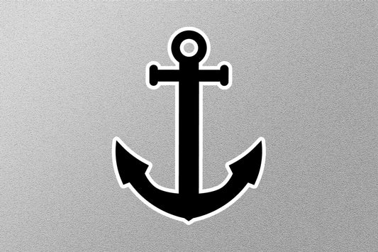 Wholesale Black Anchor Sticker
