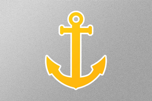 Wholesale Orange Anchor Sticker