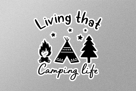 Wholesale Living That Camping Life Sticker