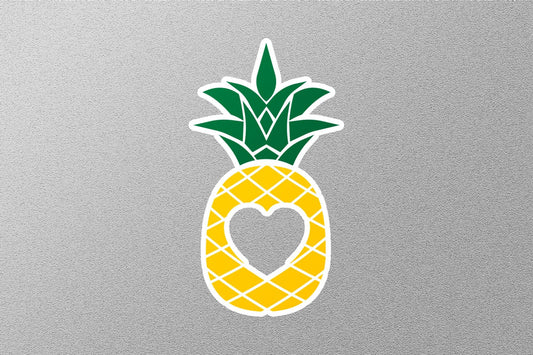 Pineapple Heart Sticker