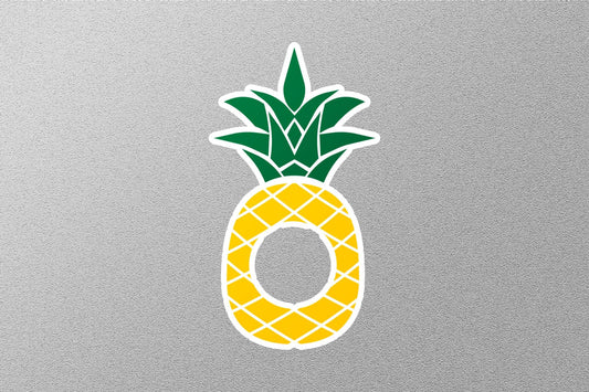 Pineapple Circle Sticker
