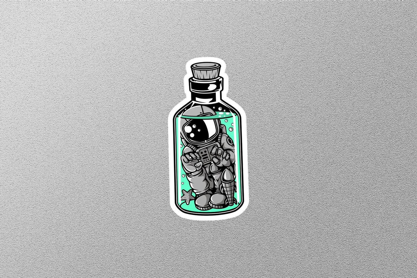 Astronaut in The Bottle Sticker