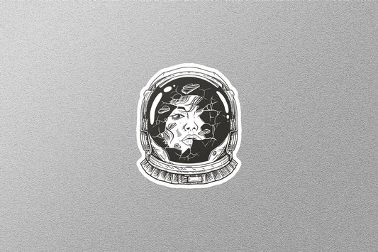 Woman Astronaut Sticker