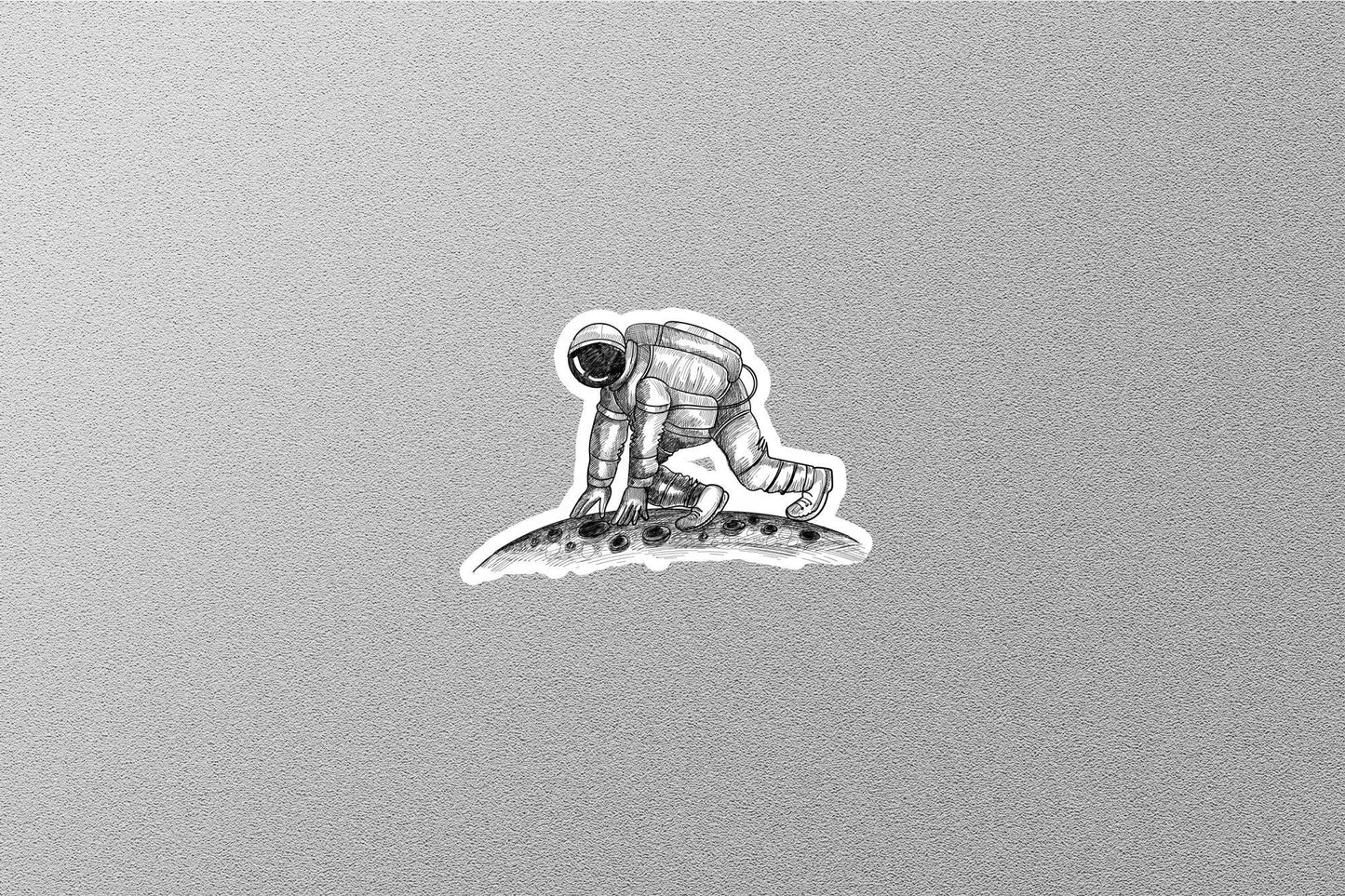 Astronaut Sketch Sticker