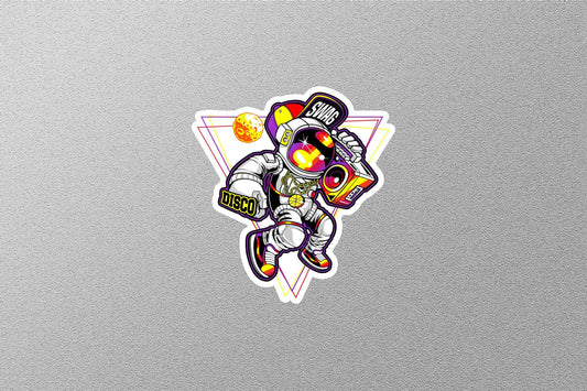 Astronaut Party Sticker