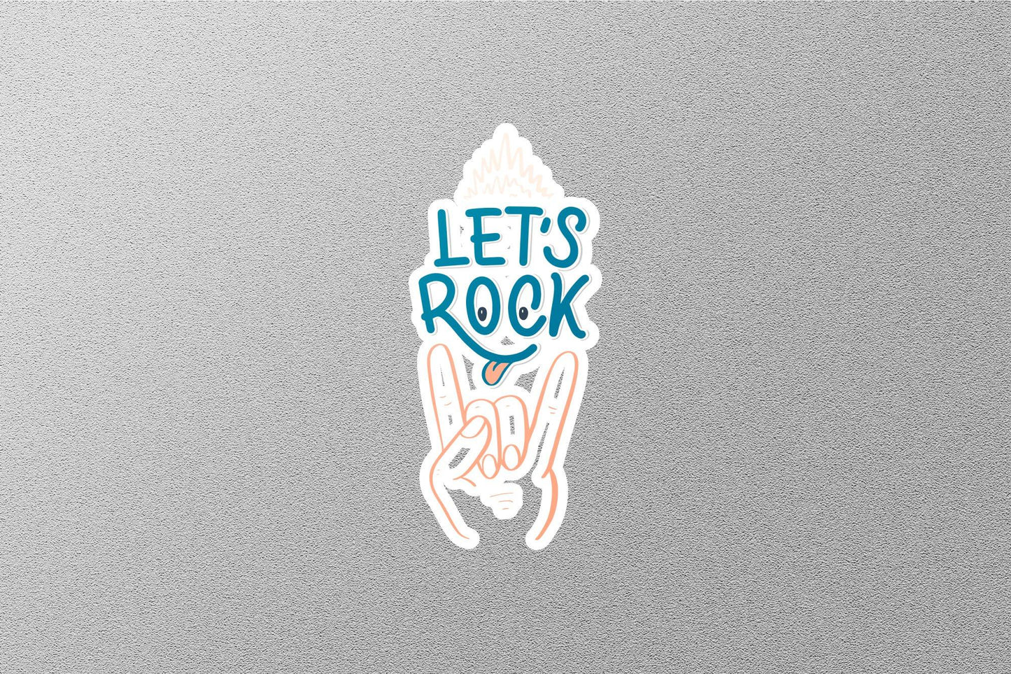 Let's Rock Sticker