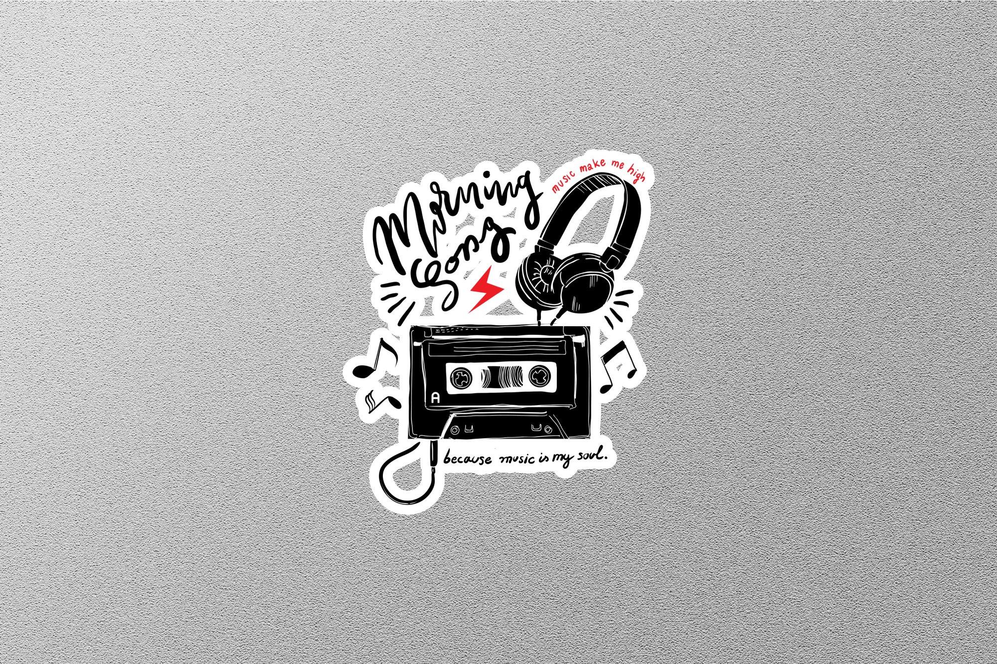 Hit Song Sticker Wholesale Morning Song Sticker – GraffMerch.com