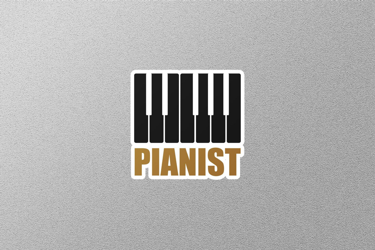 Pianist Sticker