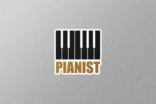 Wholesale Pianist Sticker