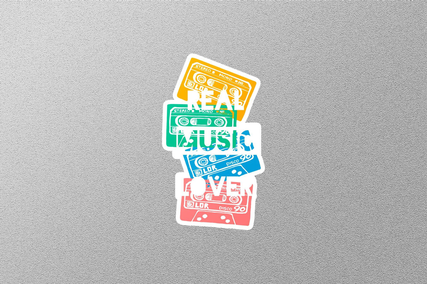 Real Music Lover Sticker