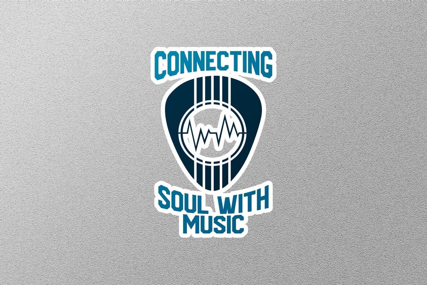 Connecting Soul With Music Sticker