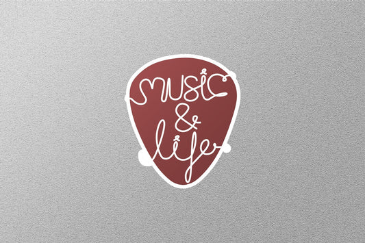 Music & Life Sticker