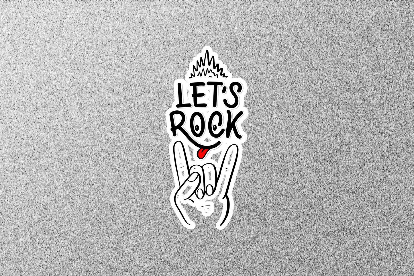 Let's Rock Sticker