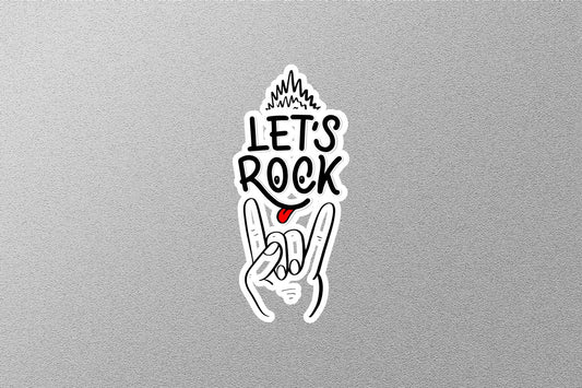 Let's Rock Sticker