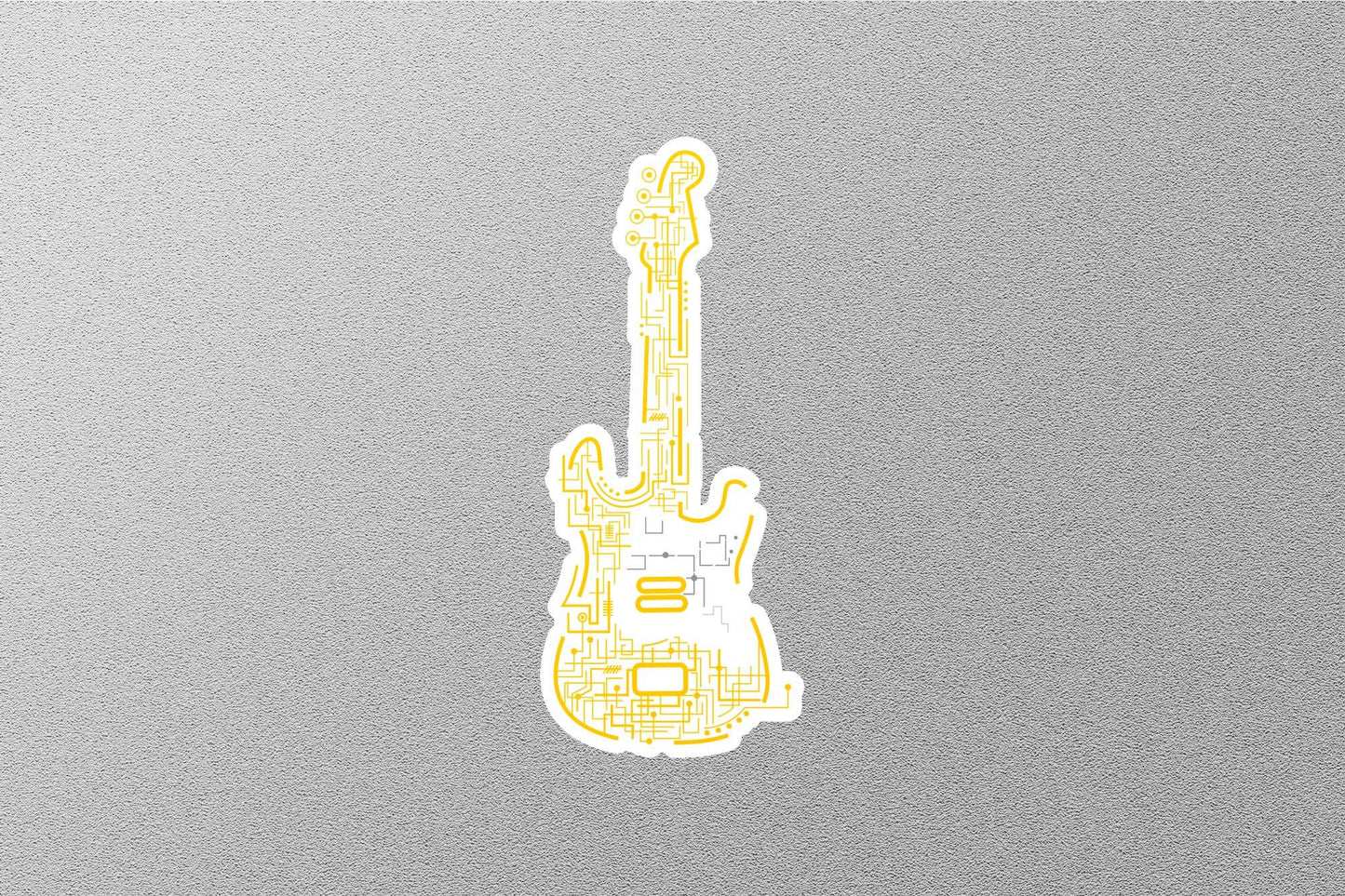 Icon Guitar Sticker