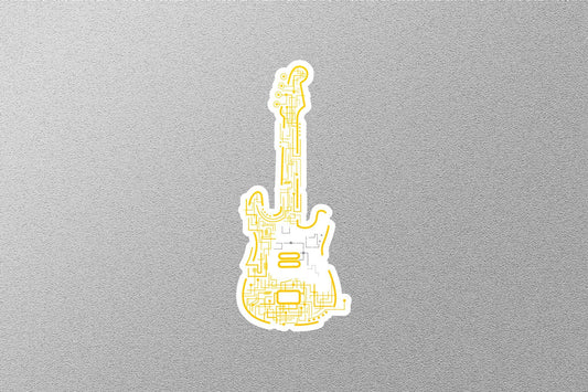 Icon Guitar Sticker