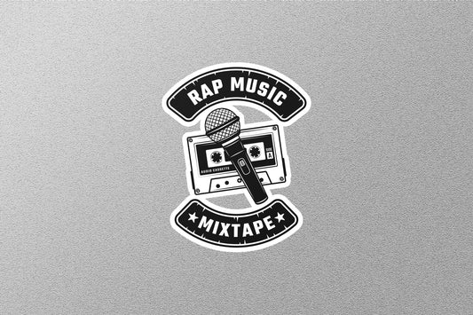 Rap Music Mix Tape Sticker