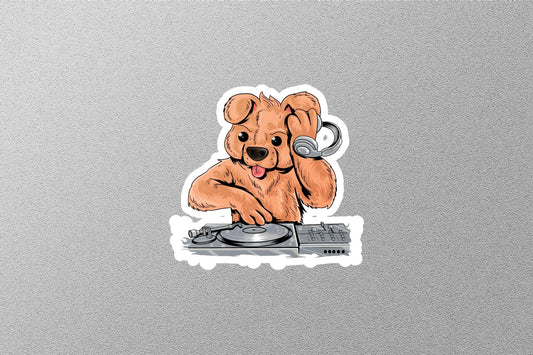 Dog DJ Sticker